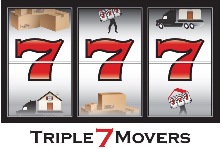 Triple 7 Movers logo